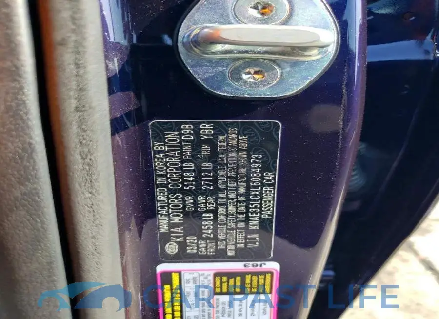 KNAE35LCXL6084973# 12