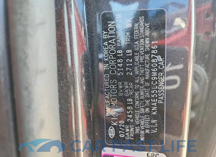 KNAE55LC9M6087861# 12