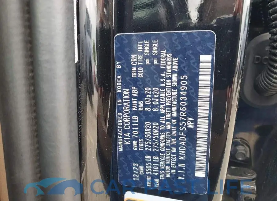 KNDADFS57R6034905# 14