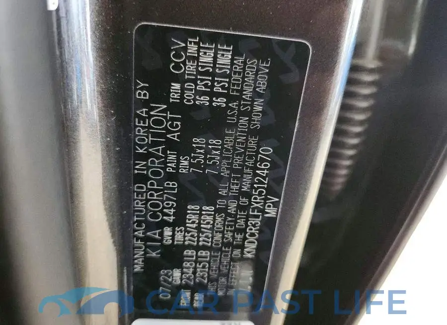KNDCR3LFXR5124670# 13