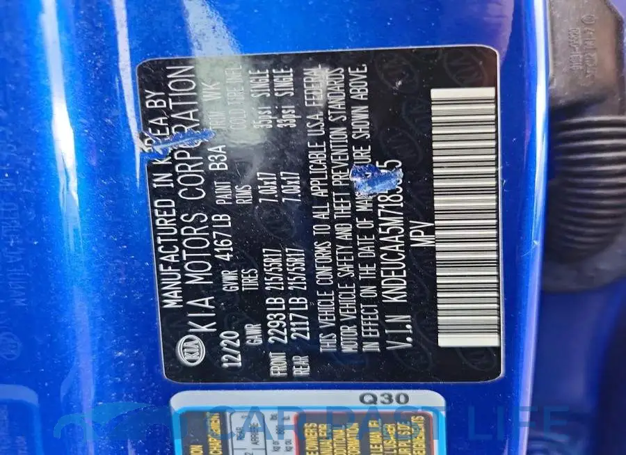 KNDEUCAA5M7185825# 13