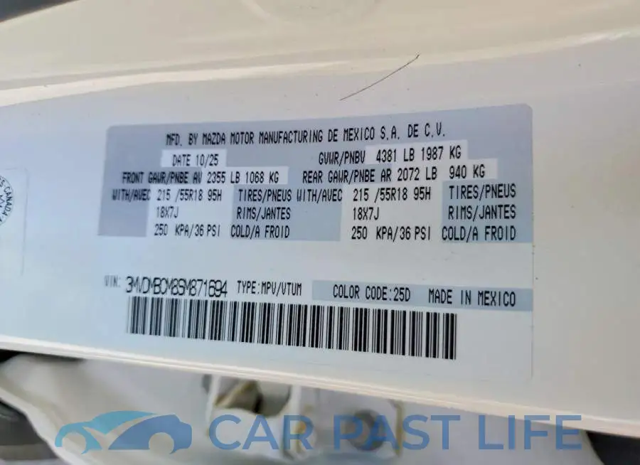 3MVDMBCM8SM871694# 13