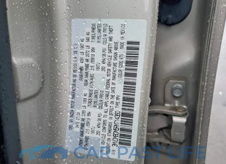3MVDMBDM5RM714360# 13