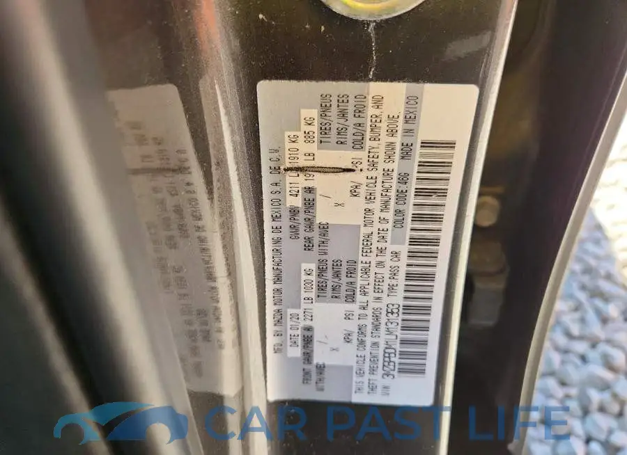 3MZBPBDM1LM131353# 12