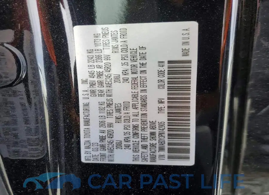 7MMVABDY3PN142905# 14
