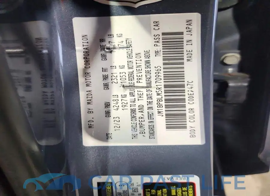 JM1BPBLM5R1709965# 12