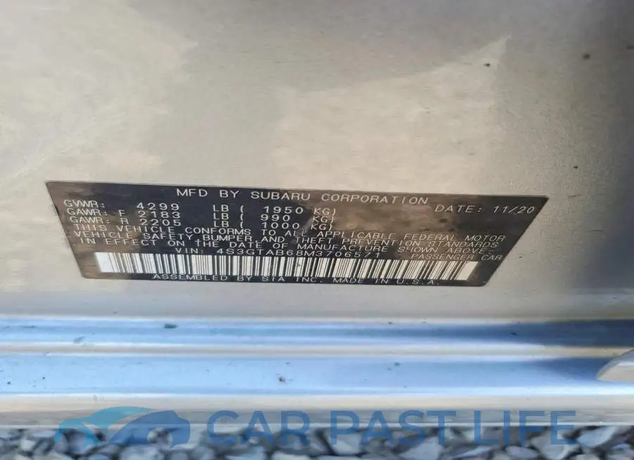 4S3GTAB68M3706571# 13