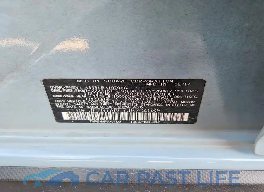 JF2GTABC7J8204088# 12