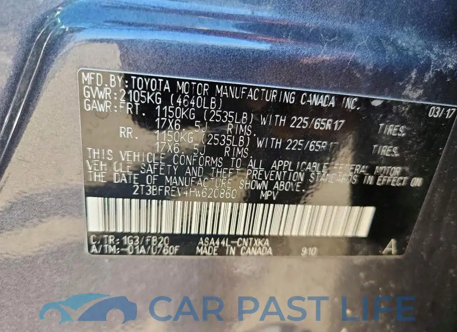 2T3BFREV4HW620860# 13