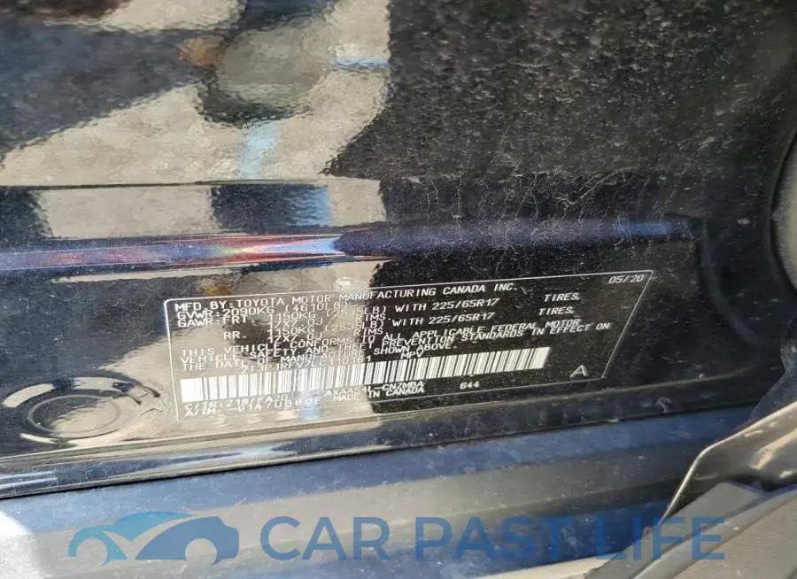 2T3P1RFV7LC110161# 12