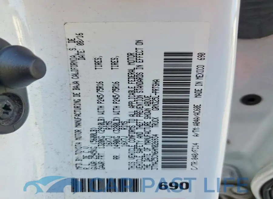 3TMAZ5CN6HM026934# 12
