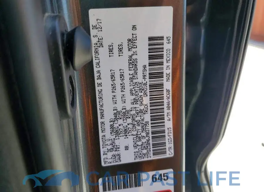 3TMDZ5BN6JM037758# 12