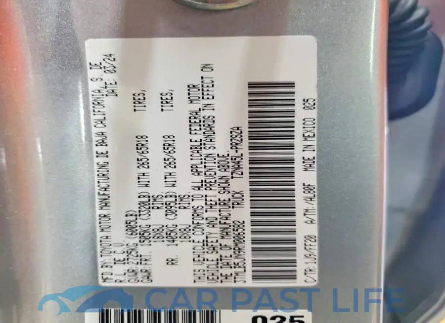 3TMLB5JN9RM006582# 12