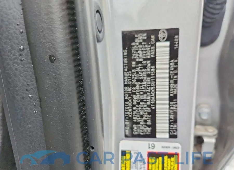 4T1DAACK5SU111586# 12