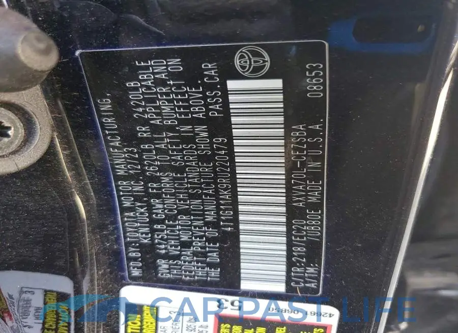 4T1G11AK9RU220479# 12