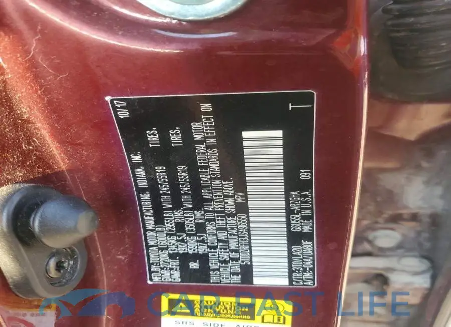 5TDDZRFH3JS496550# 13