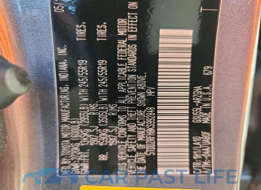 5TDDZRFH8KS992848# 13