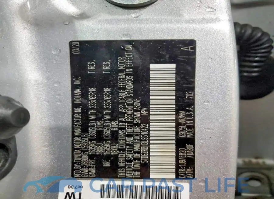5TDGZRBH3LS510422# 12