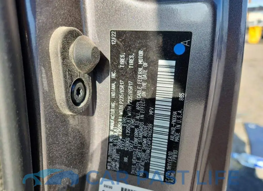 5TDYRKEC4PS146299# 13