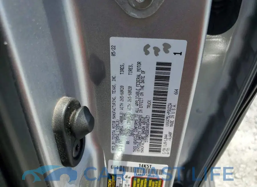 5TFMA5DB1NX034437# 13