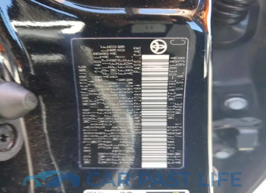 5YFB4MDE4RP208184# 13