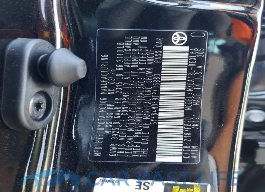 5YFB4MDE9TP436883# 12