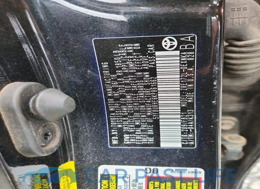 5YFBURHE6KP861662# 12