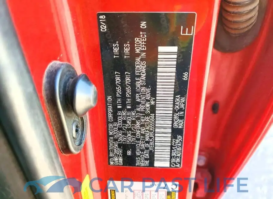 JTEBU5JR9J5555844# 13
