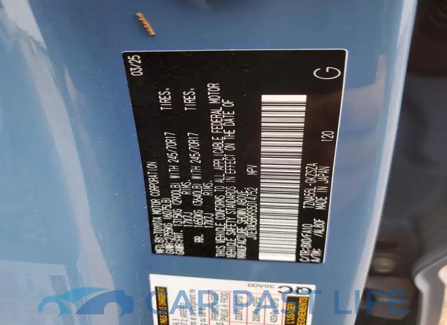 JTEVA5BR9S5014752# 13