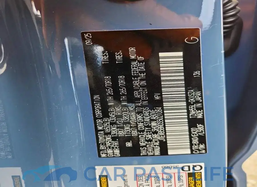 JTEVB5BR0S5021084# 13
