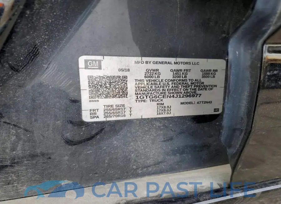 1GTG6CEN4J1296977# 12