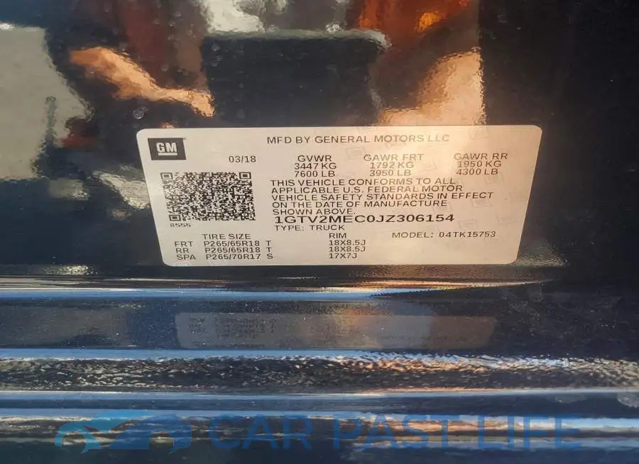 1GTV2MEC0JZ306154# 12