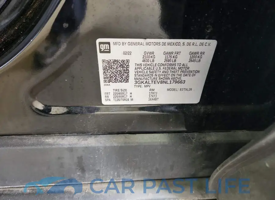 3GKALTEV8NL179663# 13