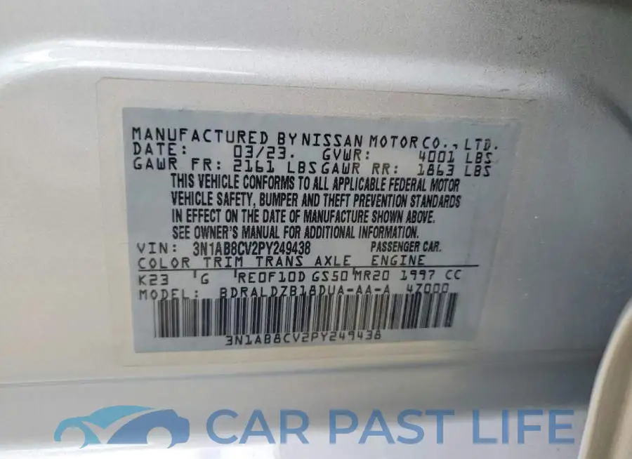 3N1AB8CV2PY249438# 12
