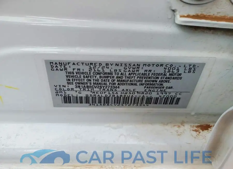 3N1AB8CV2SY273344# 12