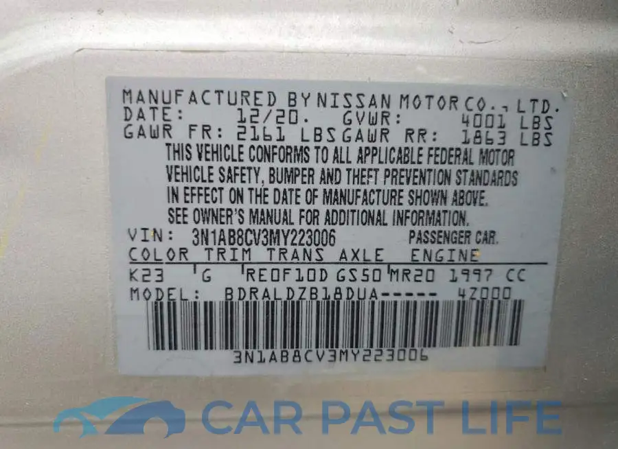 3N1AB8CV3MY223006# 12