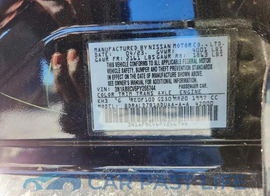 3N1AB8CV6PY266744# 12
