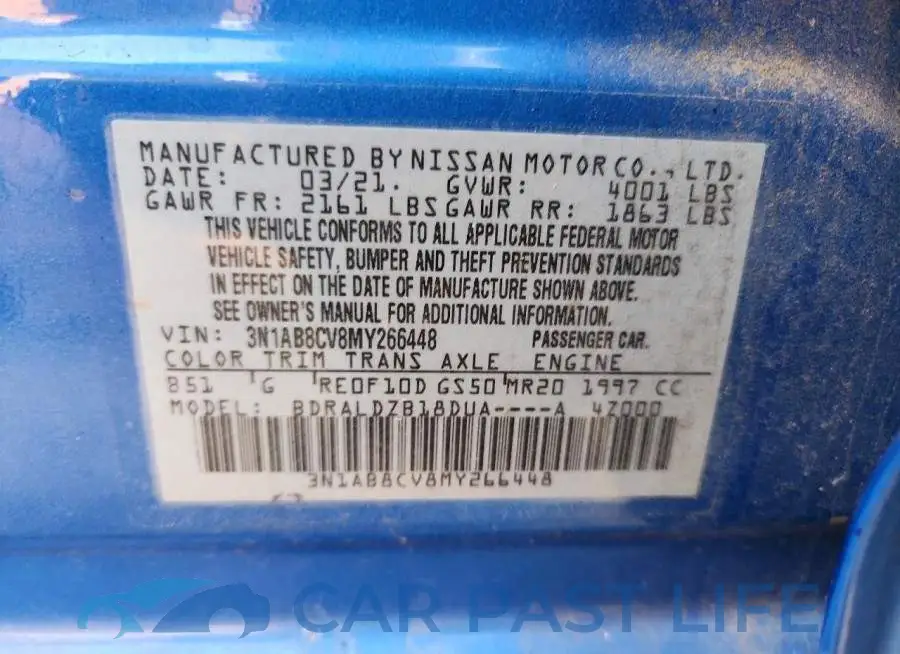 3N1AB8CV8MY266448# 12
