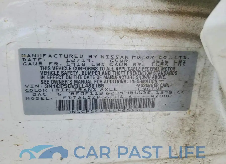 3N1CP5CV3LL488156# 13