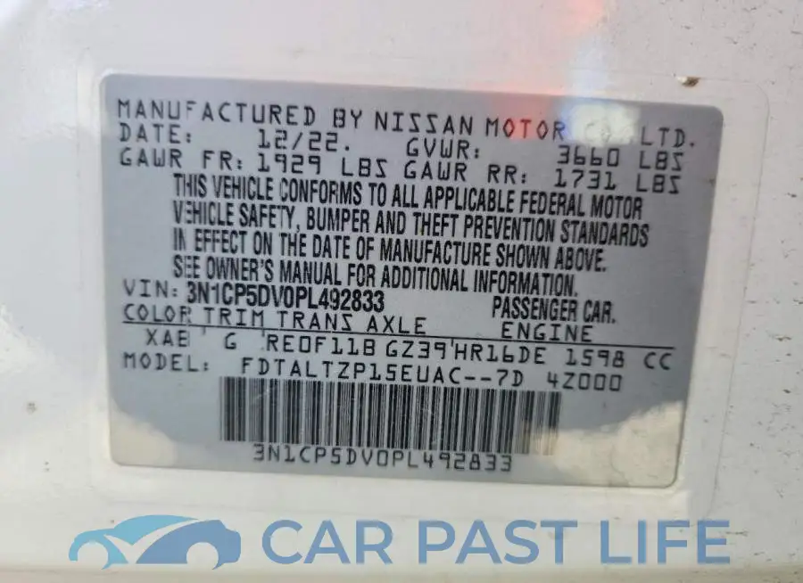 3N1CP5DV0PL492833# 14