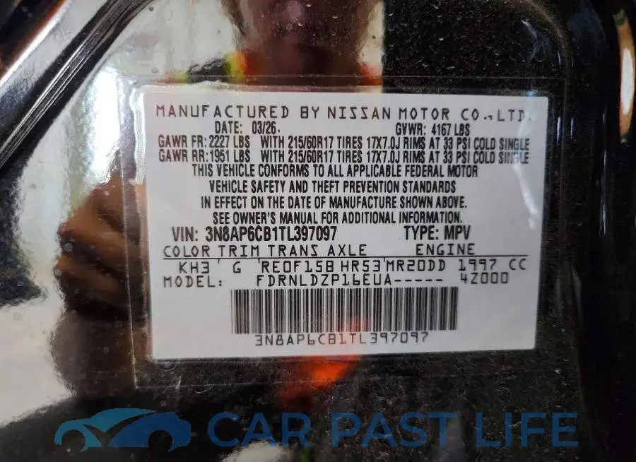 3N8AP6CB1TL397097# 14