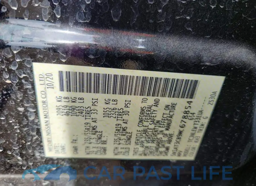 5N1AT3CB9MC678854# 13
