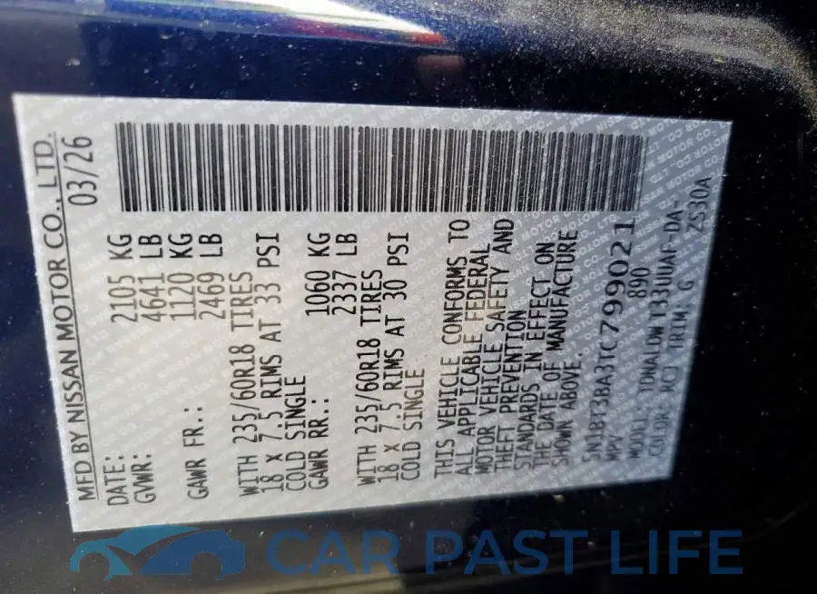 5N1BT3BA3TC799021# 13