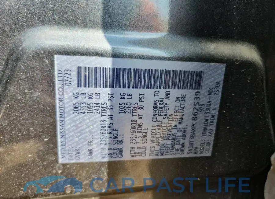 5N1BT3BAXPC862539# 12