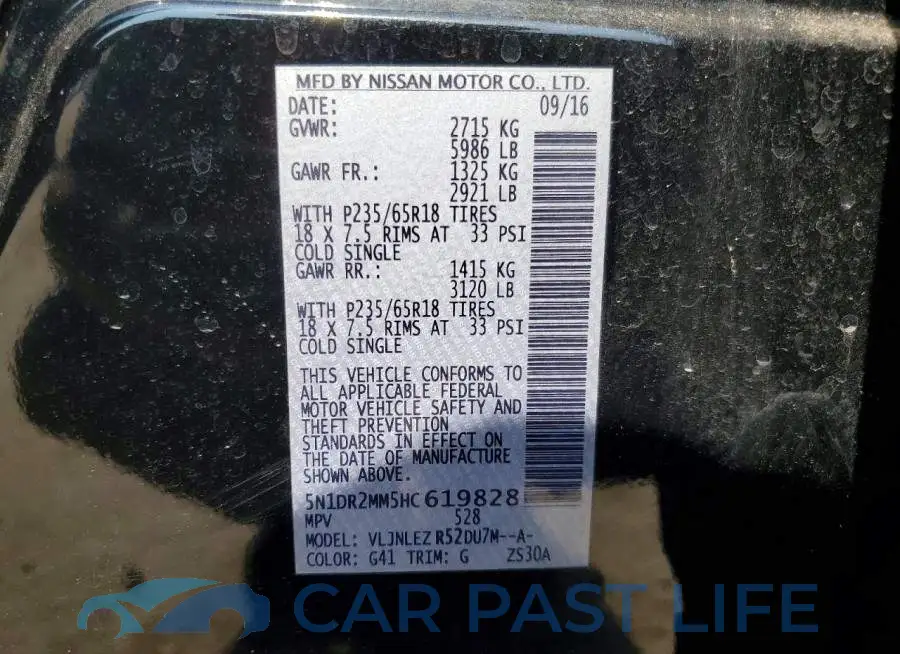 5N1DR2MM5HC619828# 14