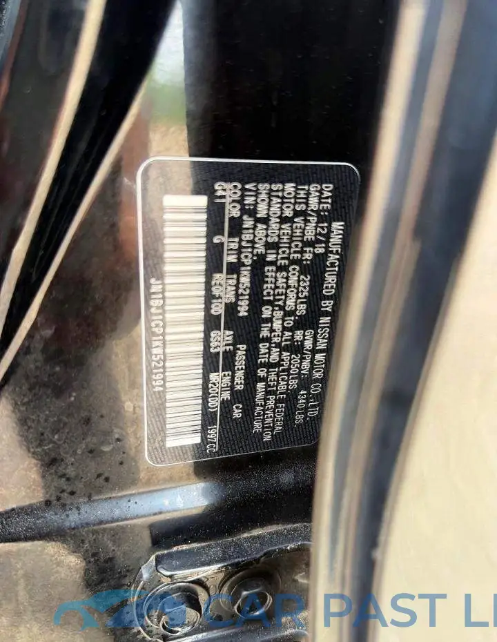JN1BJ1CP1KW521994# 10