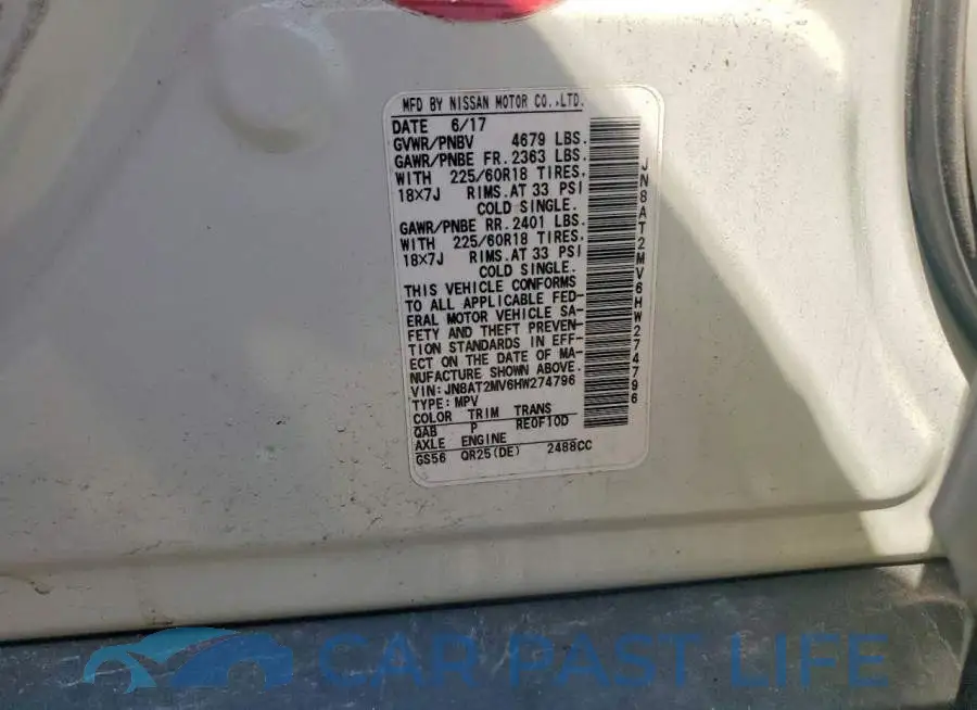 JN8AT2MV6HW274796# 13