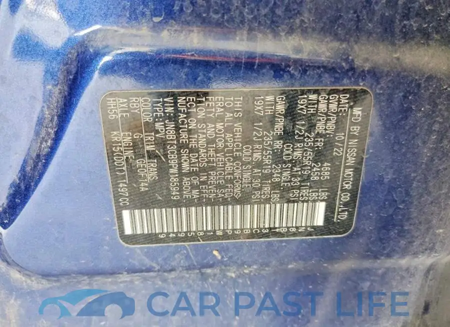 JN8BT3CB9PW185949# 13