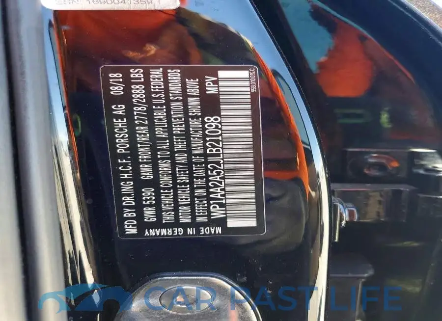 WP1AA2A52JLB21098# 13
