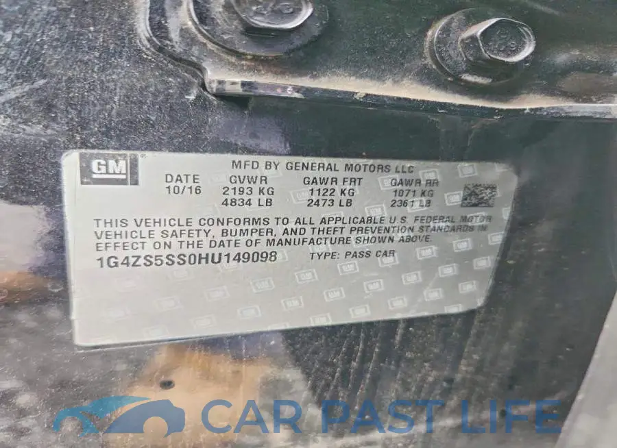 1G4ZS5SS0HU149098# 12